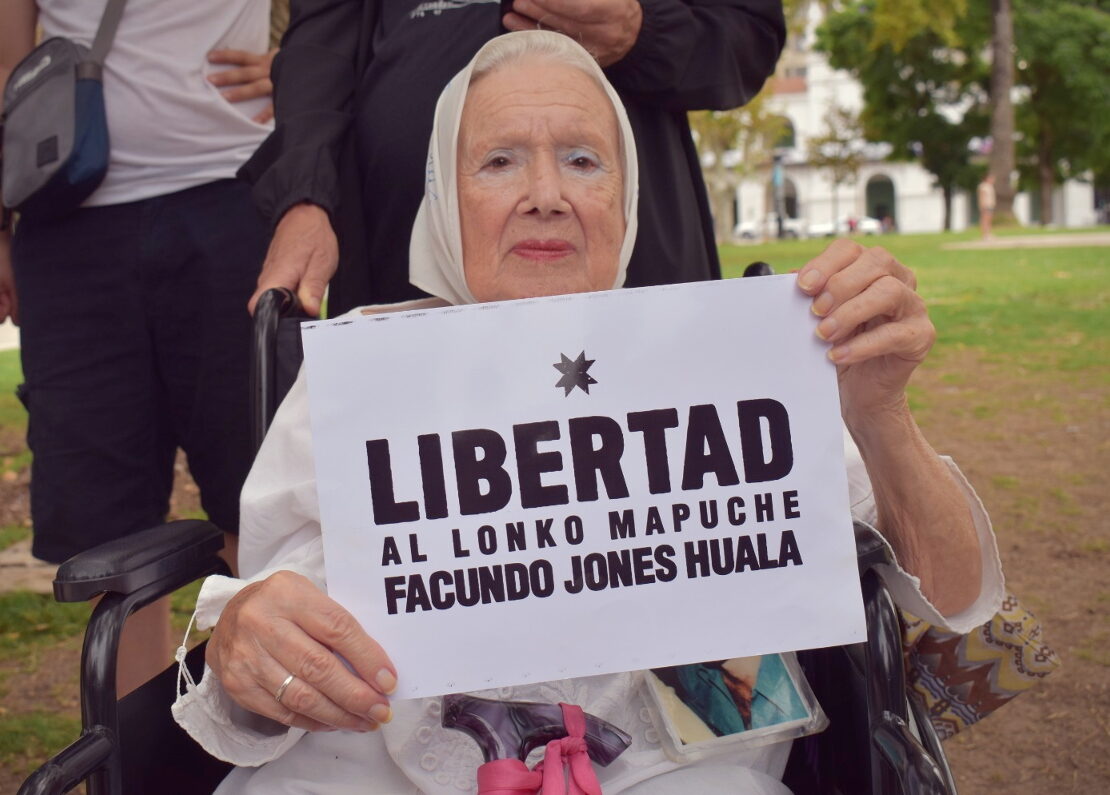 Norita Cortiñas: “La infamia de la prensa miente sobre Facundo Jones Huala”
